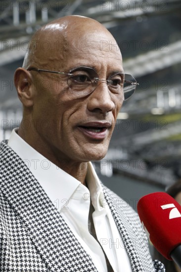 Dwayne Johnson at the premiere of THE SMASHING MACHINE, at the Zoo Palast in Berlin on 22 September