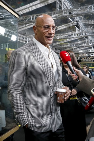Dwayne Johnson at the premiere of THE SMASHING MACHINE, at the Zoo Palast in Berlin on 22 September