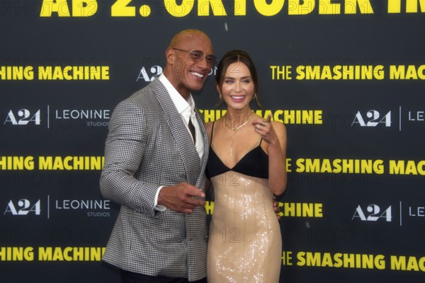 Dwayne Johnson, Emily Blunt, THE SMASHING MACHINE, Red Carpet for the German premiere at ZOO