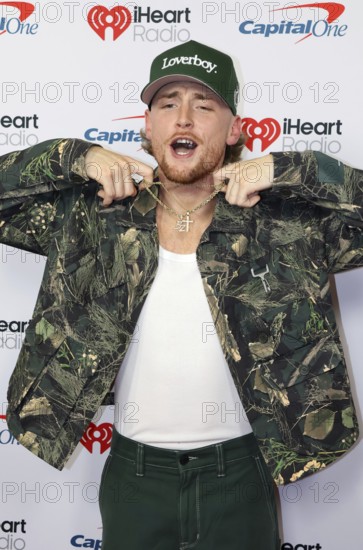 Bailey Zimmerman at the 2025 iHeartRadio Music Festival held at T-Mobile Arena in Las Vegas, USA on