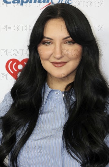 Julia Michaels at the 2025 iHeartRadio Music Festival held at T-Mobile Arena in Las Vegas, USA on