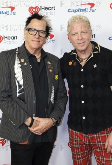 Noodles and Dexter Holland of The Offspring at the 2025 iHeartRadio Music Festival held at T-Mobile