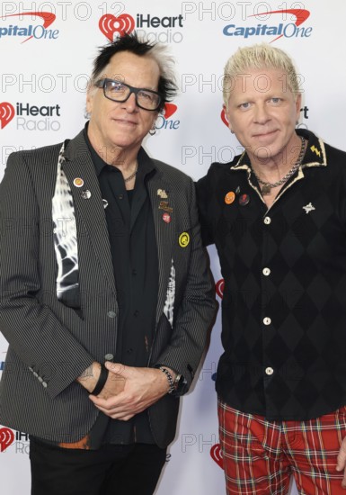 Noodles and Dexter Holland of The Offspring at the 2025 iHeartRadio Music Festival held at T-Mobile