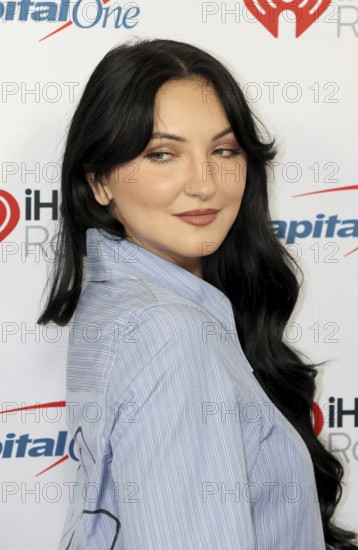 Julia Michaels at the 2025 iHeartRadio Music Festival held at T-Mobile Arena in Las Vegas, USA on
