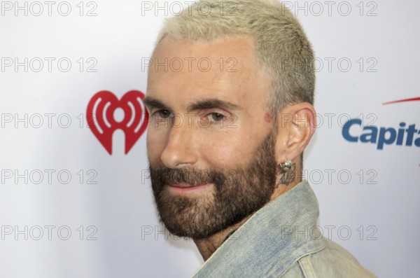 Adam Levine of Maroon 5 at the 2025 iHeartRadio Music Festival held at T-Mobile Arena in Las Vegas,