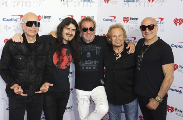 Joe Satriani, Michael Anthony, Sammy Hagar, Kenny Aronoff and Rai Thistlethwayte at the 2025