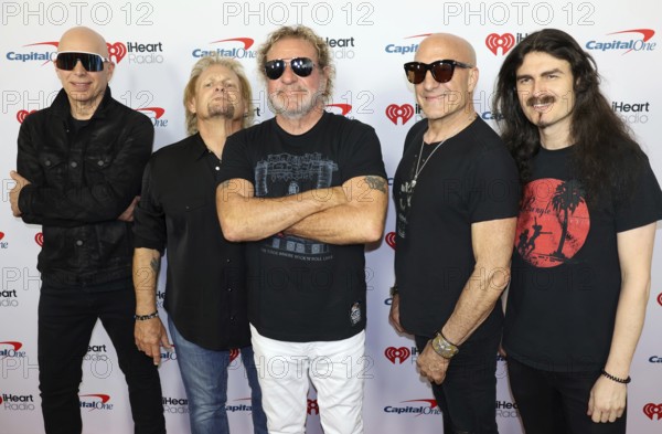 Joe Satriani, Michael Anthony, Sammy Hagar, Kenny Aronoff and Rai Thistlethwayte at the 2025