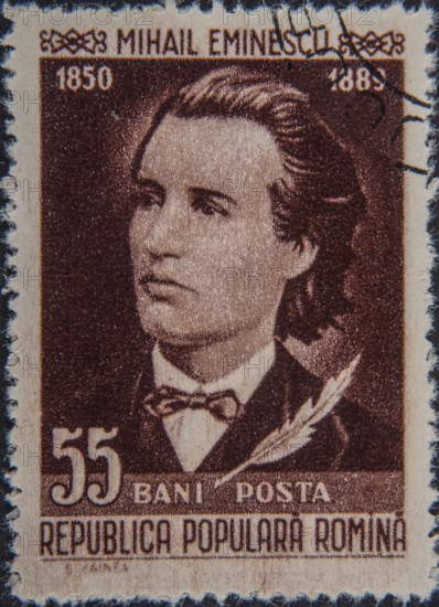 Mihail Eminescu, (1850-1889) was a late romantic poet, and is probably the most famous Romanian