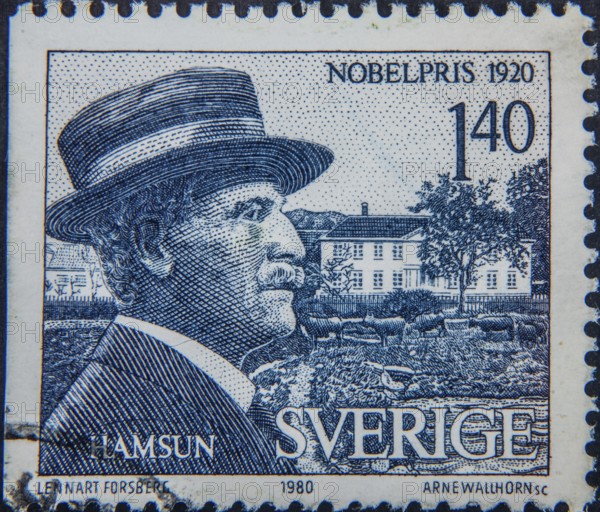 Knut Hamsun, (1859 -1952) was a Norwegian writer. He received the Nobel Prize in Literature in 1920