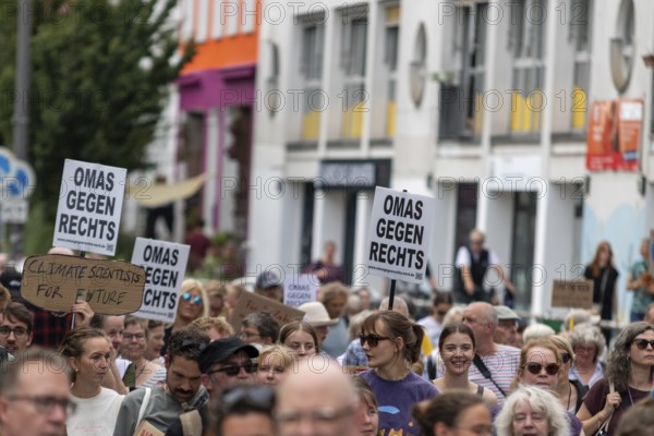 Worldwide climate strike by Fridays for Future under the motto Exit Gas - Enter Future,