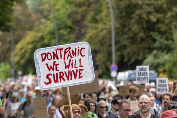 Worldwide climate strike by Fridays for Future under the motto Exit Gas - Enter Future,