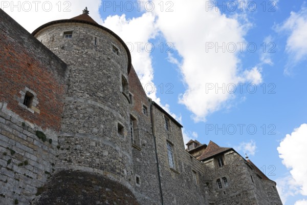 Medieval castle Dieppe, Château de Dieppe, hilltop castle, Alabaster Coast, Côte d'Albatre, Dieppe,