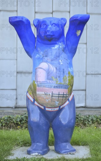 Buddy Bear of the TU, Technical University, Straße des 17. Juni, Charlottenburg,