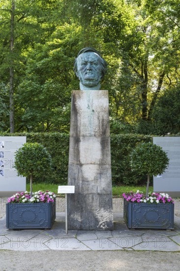 Richard Wagner, Bust, Bust portrait by Arno Breker, Richard Wagner Park, on the Green Hill,