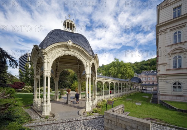 Park Colonnade, spa, healing spring, health, mineral, mineral water, illness, Karlovy Vary, Karlovy