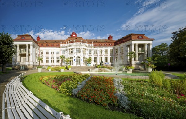 Smetana Park, named after the composer Bedrich Smetana, Elisabethbad, Karlovy Vary, Bohemia, Czech