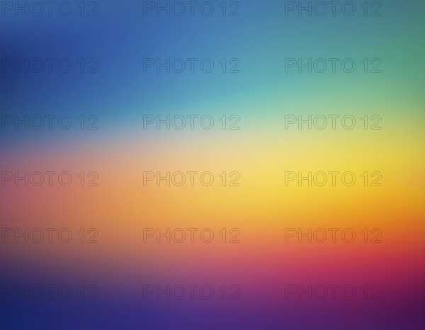 A bright and vivid gradient mesh design with smooth transitions between colors, evoking feelings of