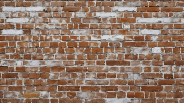 Rustic red brick wall poster print showcasing vintage industrial charm for modern loft, office, or