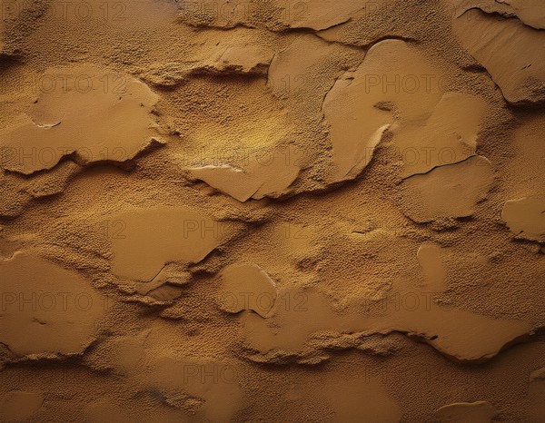 A decorative painted wall art print blending abstract textures and rustic brush strokes for