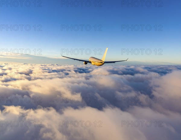 A breathtaking airplane sunset wall art print symbolizing travel, freedom, and modern