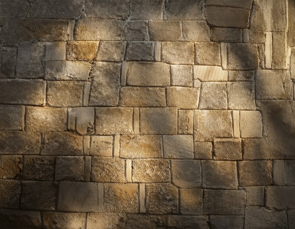 A decorative painted wall art print blending abstract textures and rustic brush strokes for
