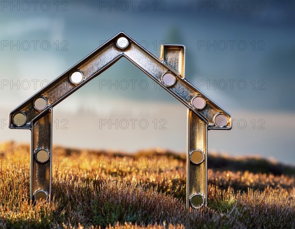 Property home and real estate insurance concept. miniature model house. Mortgage concep, AI