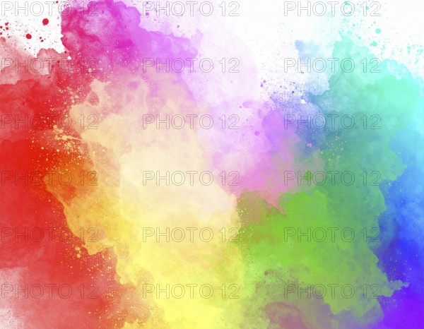 Colorfully painted background with vivid brush strokes and abstract design, symbolizing creativity,