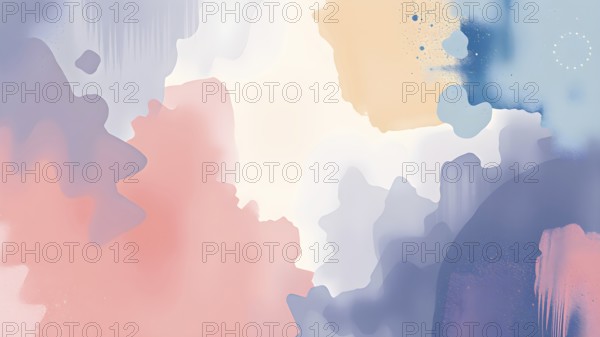 Backgrounds design. watercolor paint background design. Watercolor colorful abstract background, AI