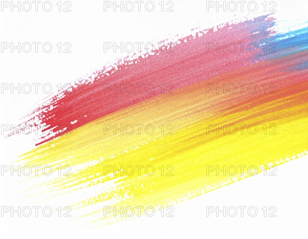 Modern brush strokes abstract poster with digital textures and expressive design, perfect for