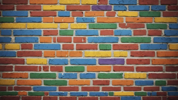 Modern rustic brick wall printable poster offering textured industrial design charm for stylish