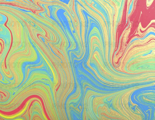 Colorfully painted background with vivid brush strokes and abstract design, symbolizing creativity,