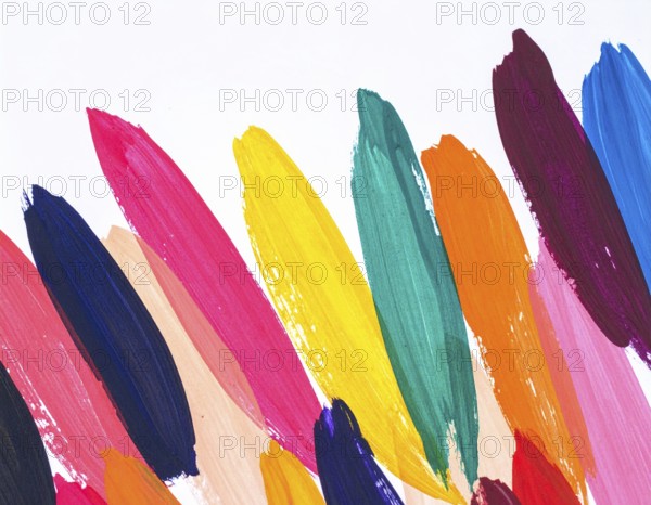 A painterly brush strokes print combining texture, energy, and abstract art, designed for creative