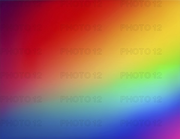 Gradient rainbow colors blending seamlessly into vivid tones, creating abstract artistic harmony