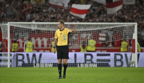 Referee Referee Sascha Stegemann Gesture Gesture Football Bundesliga, MHPArena, MHP Arena