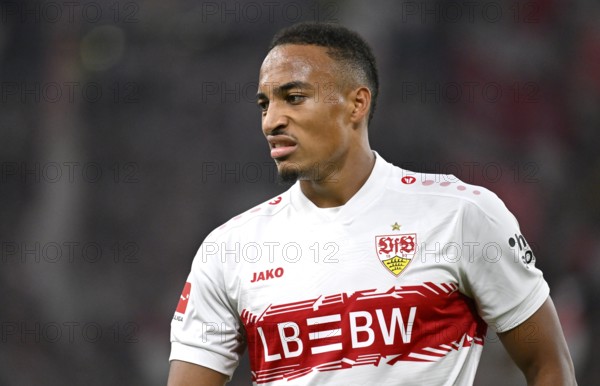 Jamie Leweling VfB Stuttgart (18) portrait Football Bundesliga, MHPArena, MHP Arena Stuttgart,