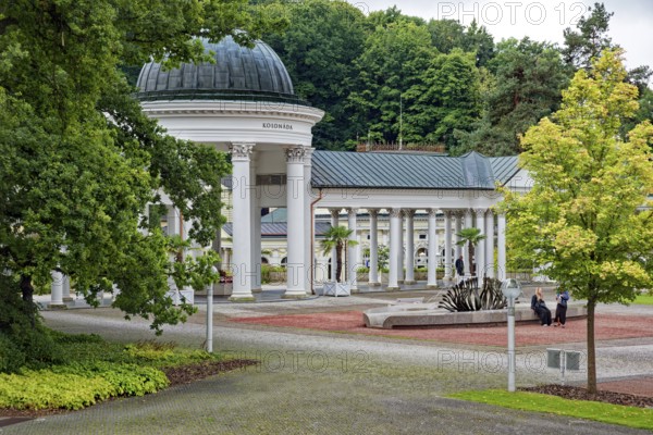 Karolina Spring, Karolina Spring, Small Colonnade, Spa Park, Spa in the Imperial Forest, Healing