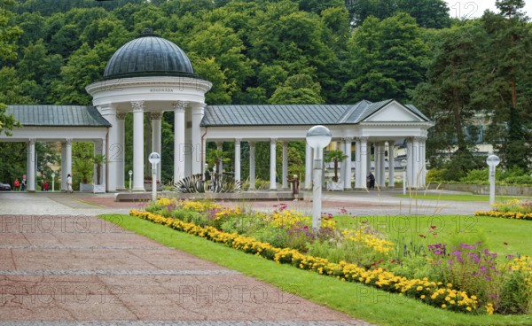 Karolina Spring, Karolina Spring, Small Colonnade, Spa Park, Spa in the Imperial Forest, Healing