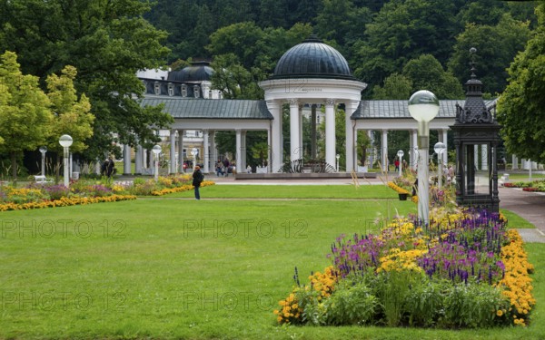 Karolina Spring, Karolina Spring, Small Colonnade, Spa Park, Spa in the Imperial Forest, Healing