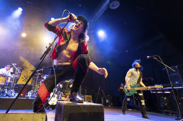 Eugene Hütz, singer and guitarist, Gogol Bordello, folk-punk band, USA, live on Fall 2025 European