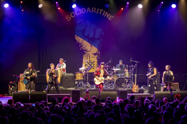 Gogol Bordello, folk-punk band, USA, live on Fall 2025 European Tour at Huxleys Neue Welt in Berlin