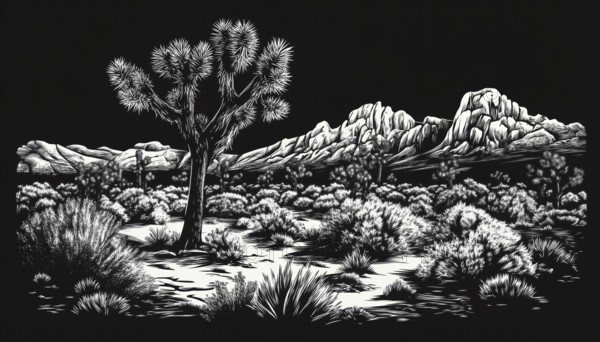 Exclusive Collection Of Joshua Tree National Park Mono Apparel And Merchandise Including Badges,