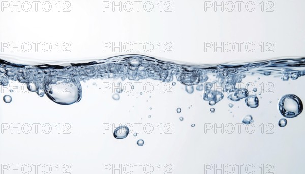 Captivating Photographs Of Large Air Bubbles Or Soda Rising To Water'S Surface. Carbonated