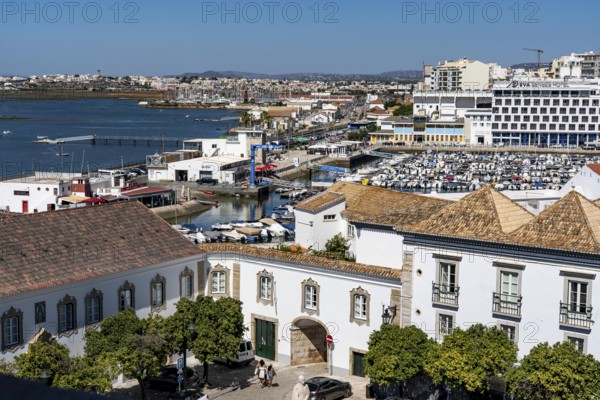 View over the roofs of the Paço Episcopal de Faro, the historic residence of the Bishop of the