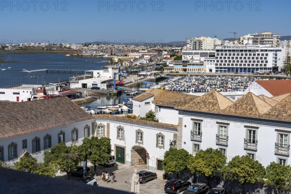 View over the roofs of the Paço Episcopal de Faro, the historic residence of the Bishop of the