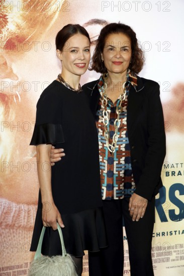 Paula Beer and Barbara Auer at the Berlin premiere of Miroirs No 3 at the Filmtheater am