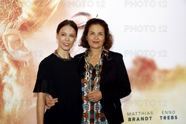 Paula Beer and Barbara Auer at the Berlin premiere of Miroirs No 3 at the Filmtheater am