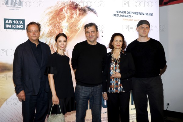 Matthias Brandt, Paula Beer, director Christian Petzold, Barbara Auer and Enno Trebs at the Berlin
