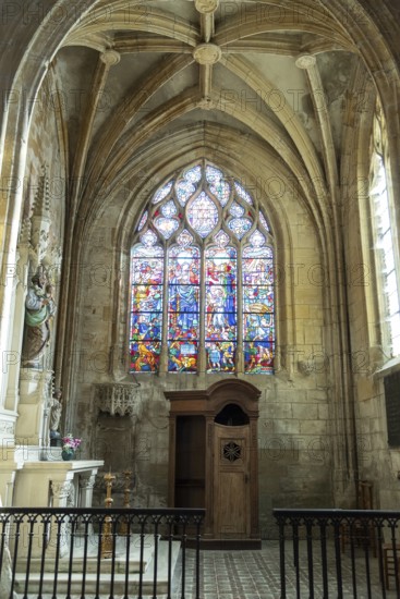 Saint-Nicolas Church, Marville, Renaissance village, Département Meuse, Grand Est, France