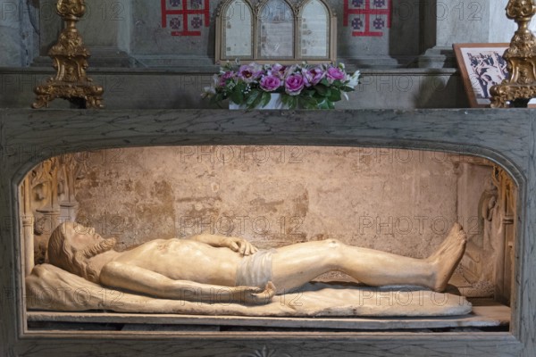 Chapel of the Holy Sepulchre, figure of Christ, Saint-Nicolas Church, Marville, Renaissance