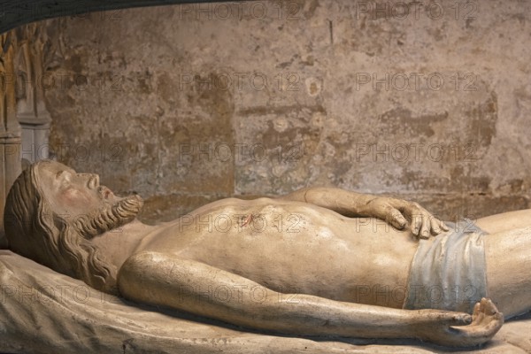 Chapel of the Holy Sepulchre, figure of Christ, Saint-Nicolas Church, Marville, Renaissance